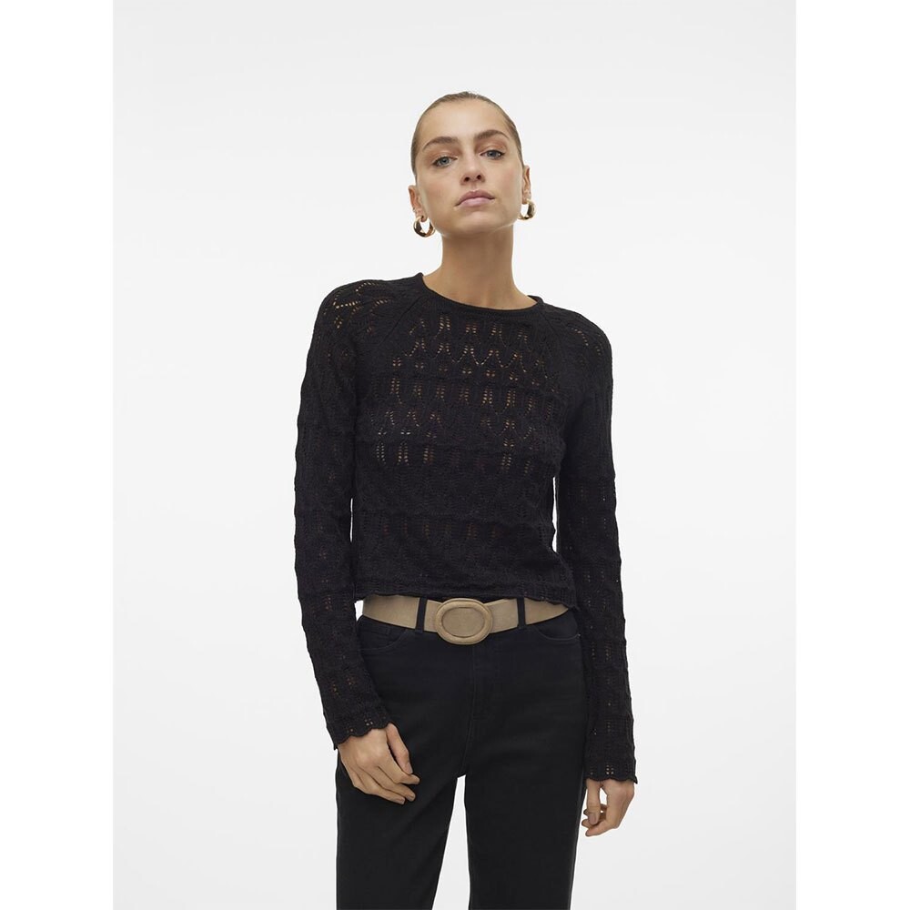

Свитер Vero Moda New Fabienne O Neck, черный