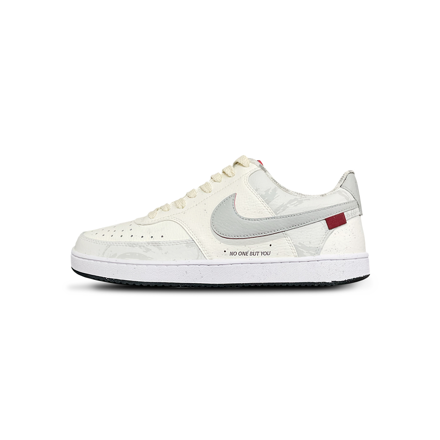 

Nike Court Vision 1 Tower Rabbit Coexistence амортизирующие, износостойкие низкие кроссовки для скейтбординга мужские Gray White