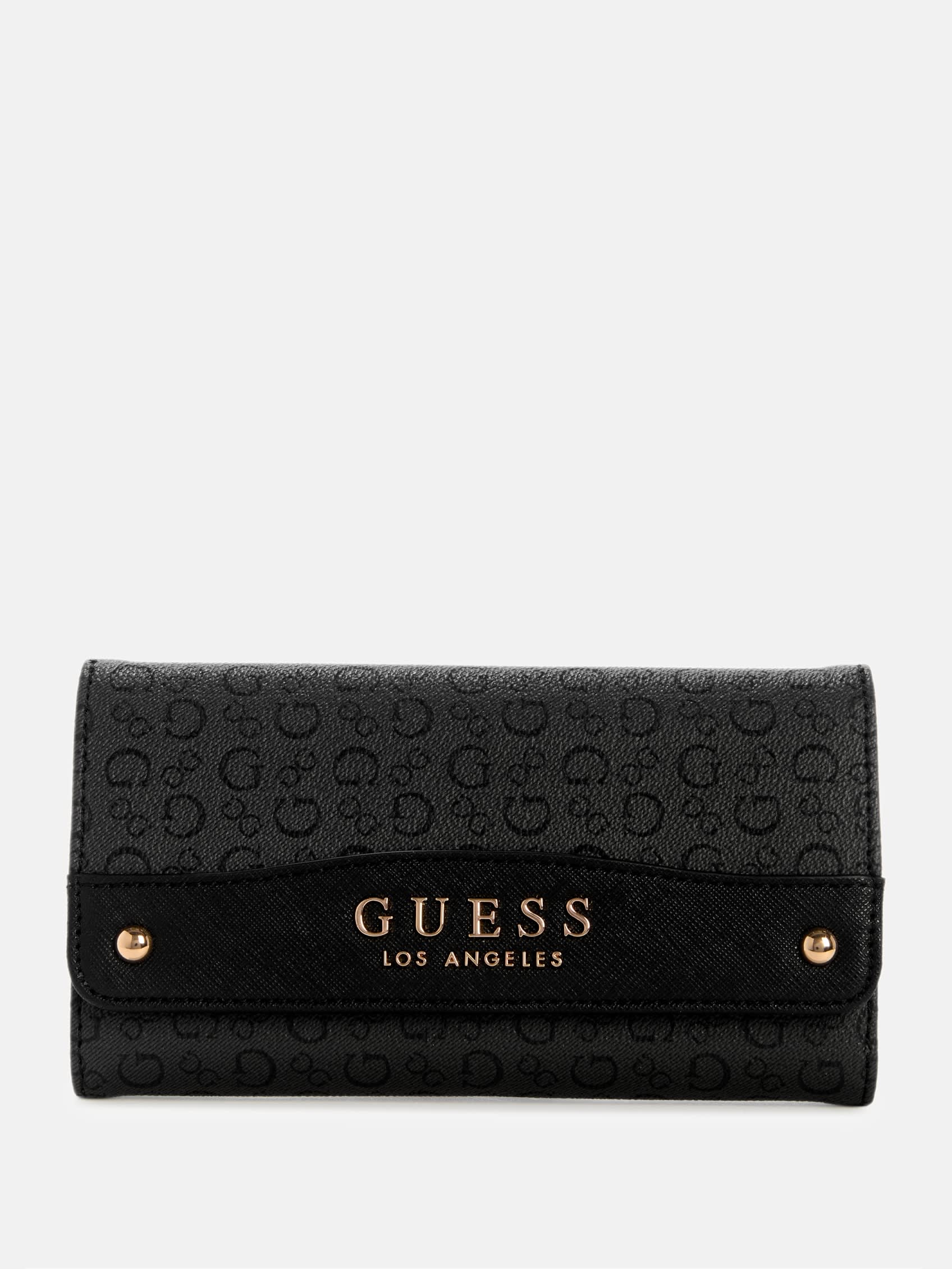 

Avon Park Logo Slim Клатч-кошелек Guess Factory, Coal