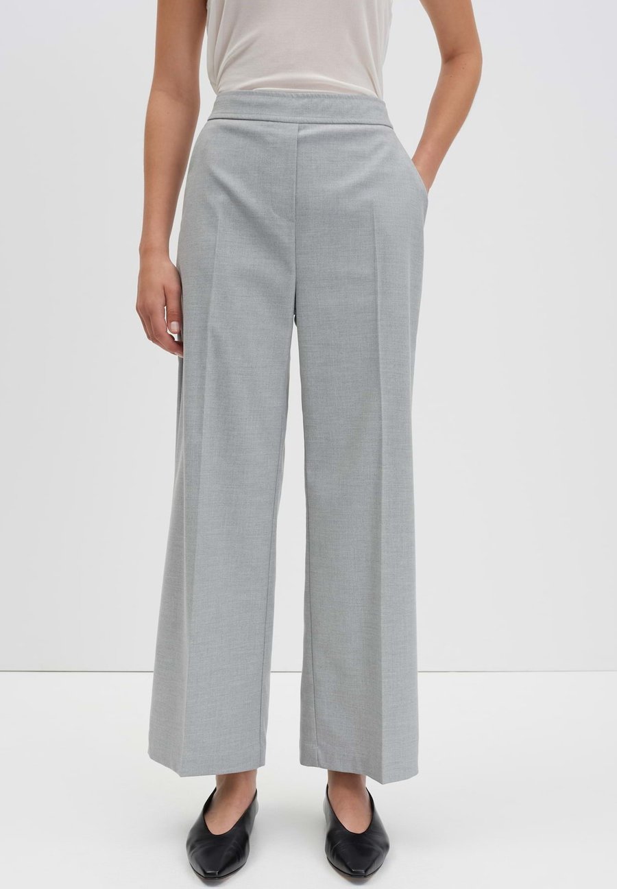 

Брюки someday. WIDE LEG BACK WAIST BAND, Hazy Fog Melange/Grey