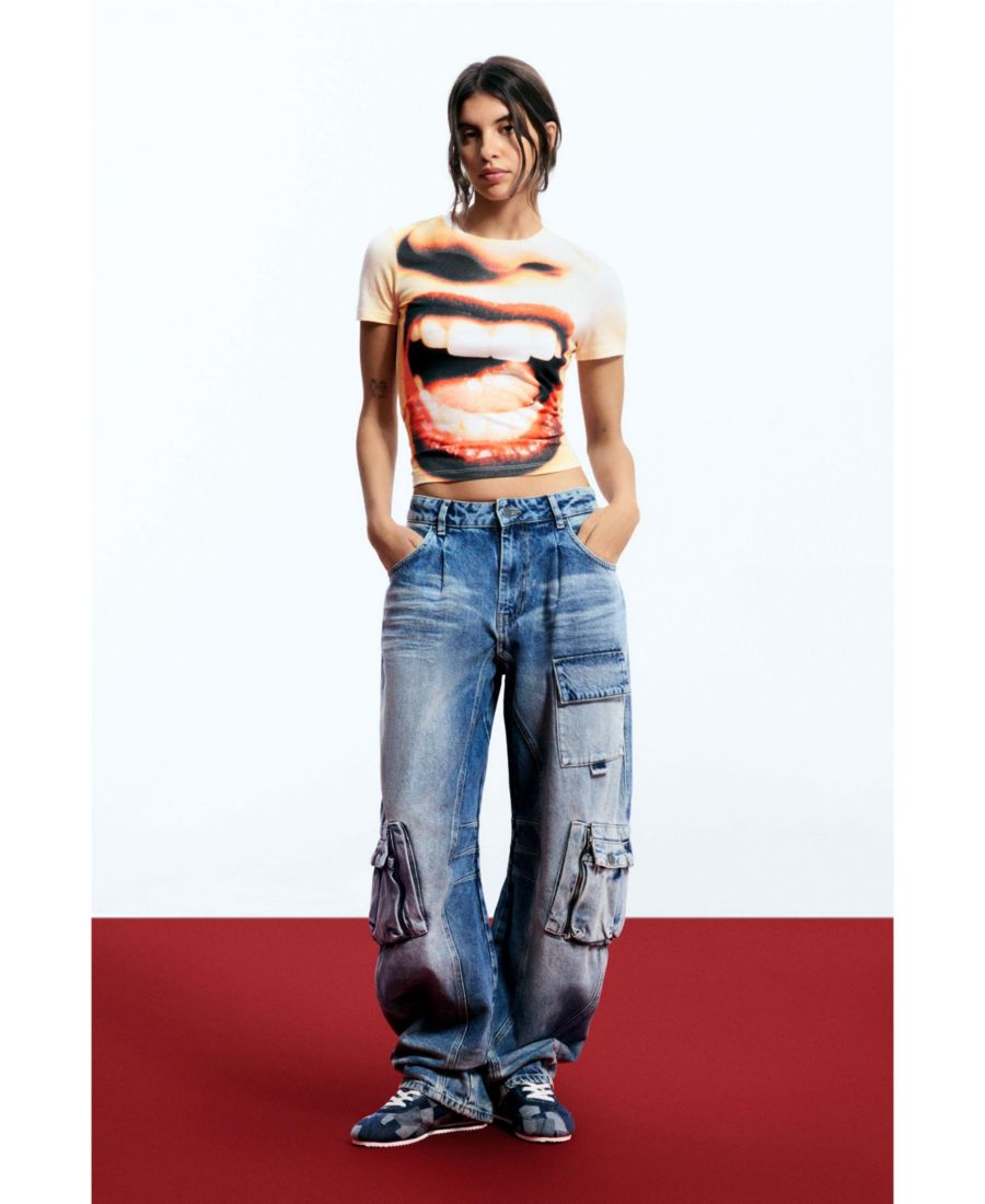 

Женская футболка Egonlab boca Desigual, White, Белый, Женская футболка Egonlab boca Desigual, White