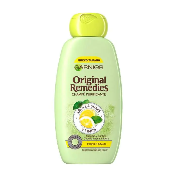 

Шампунь original remedies arcilla y limón champú pelo graso Garnier, объем 300 мл