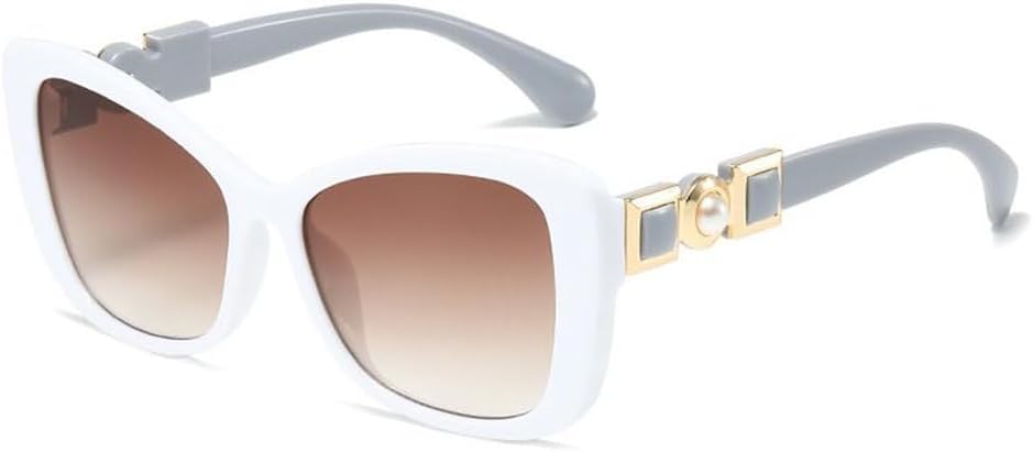 

Солнцезащитные очки в стиле ретро с жемчужным блеском 2027 года для женщин, в форме бабочки, модные солнцезащитные очки для леди, защита от ультрафиолета UV400, C2 MTZJH, One Color