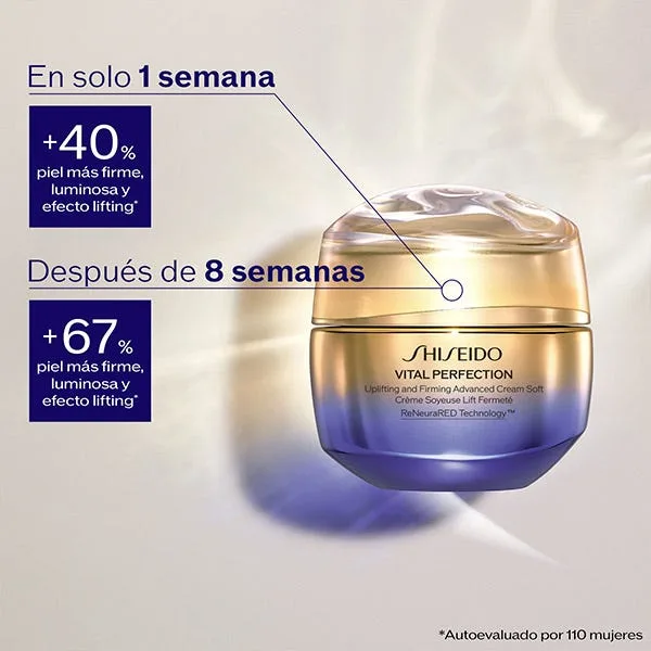 Сыворотка Shiseido — Для лица Vital Perfection Uplifting And Firming Advanced Cream Soft, 50 мл — фото 3