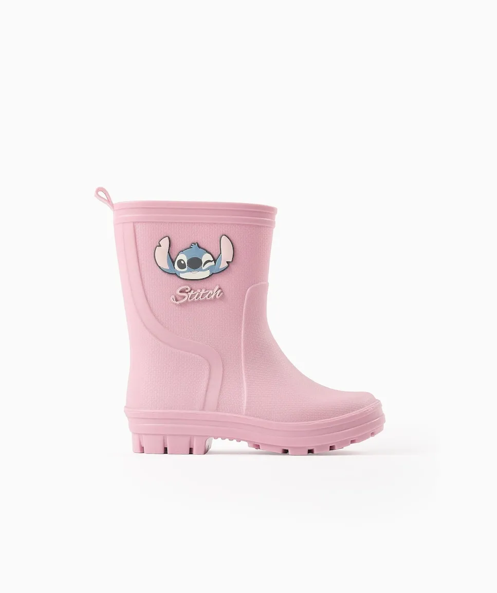 

Детские ботинки с текстурой и узором Stitch Zippy, розовый