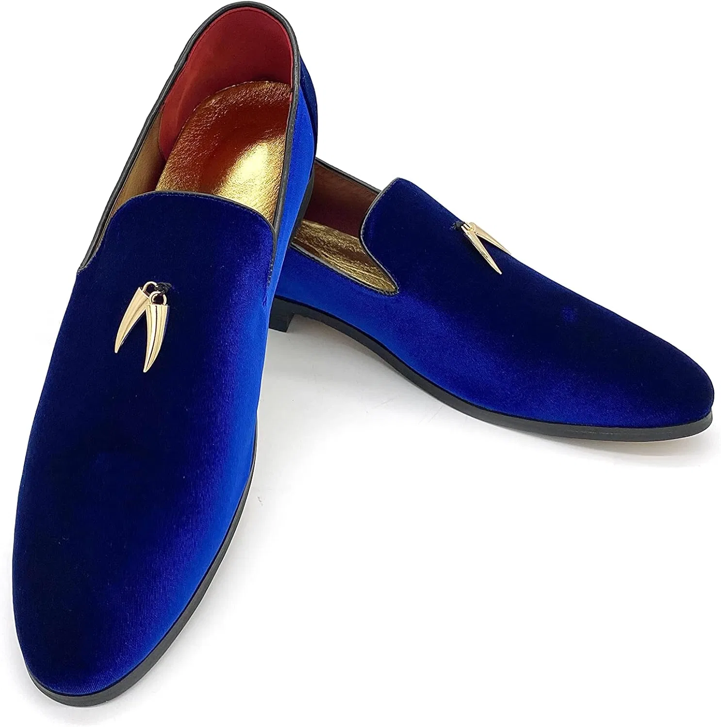 Мужские лоферы MHB Penny Slip-On из бархата и замши, туфли-слипоны с блестками, в стиле смокинга, Royal
