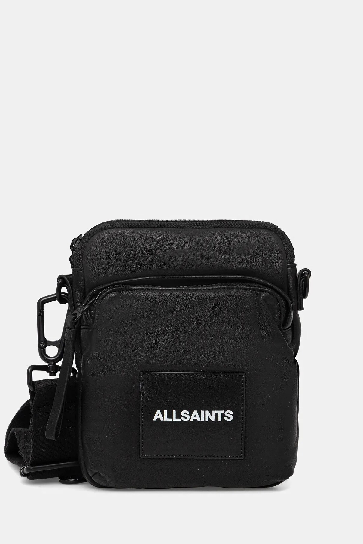 

Кожаная сумка AllSaints FALCON, черный
