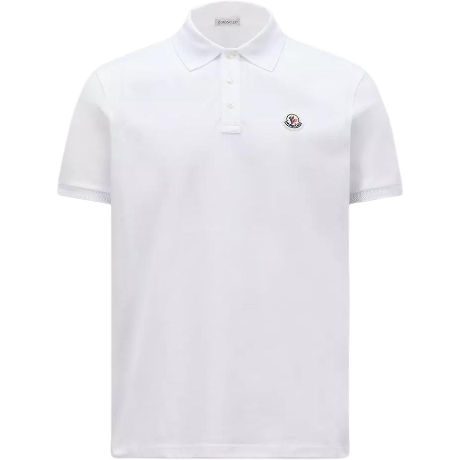 

Поло с коротким рукавом и нашивкой-логотипом Moncler, белый