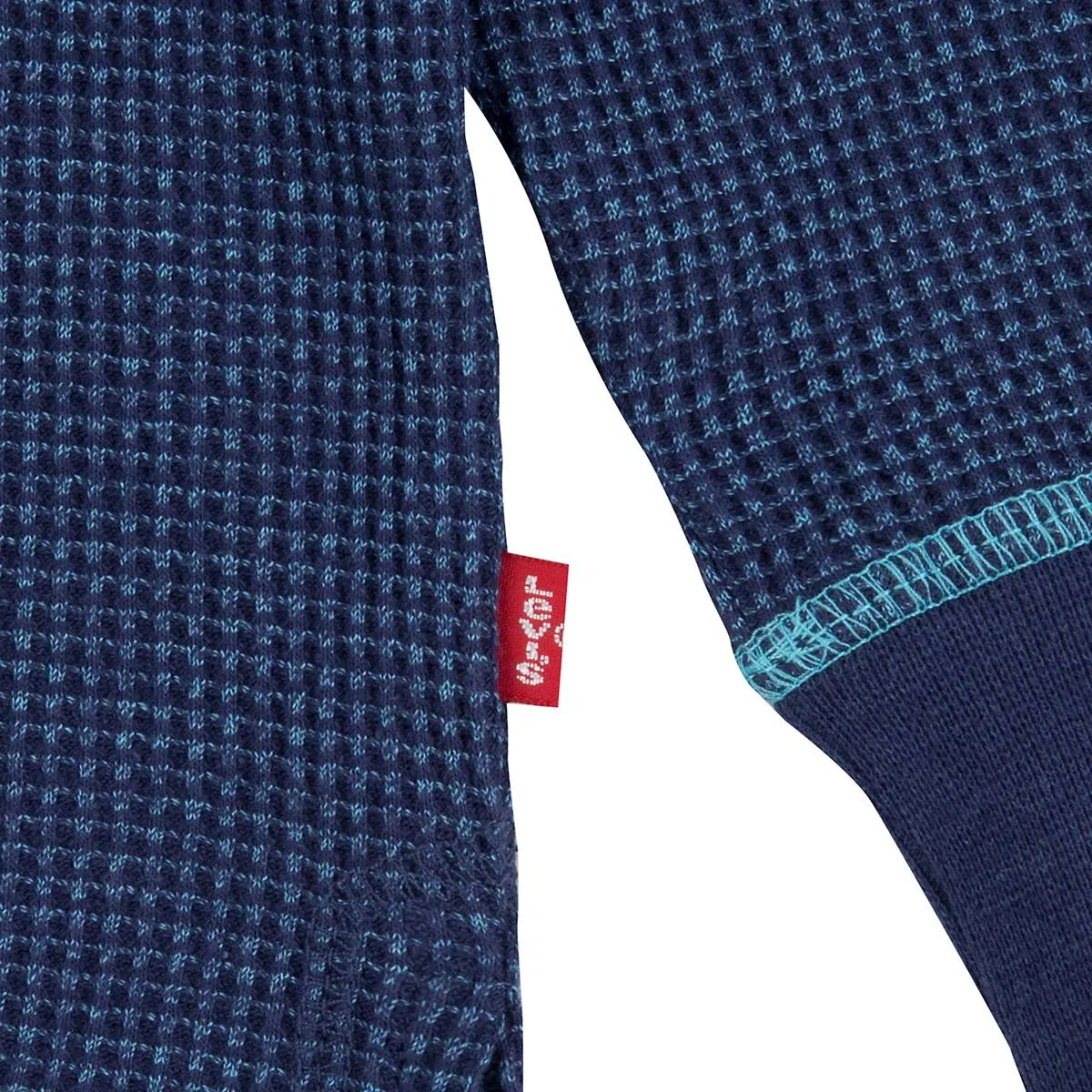 Терморубашка Levi's с длинным рукавом для мальчиков больших размеров (S-XL), Naval Academy - Blue — фото 4