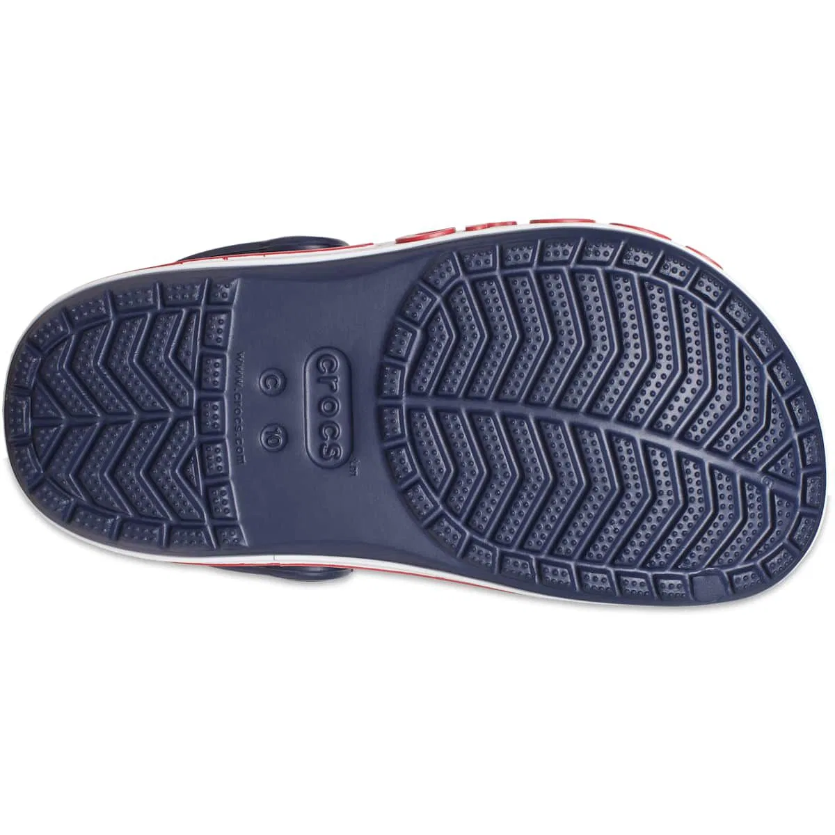 Детские сандалии-клоги с открытым носком Bayaband Crocs, Navy — фото 4