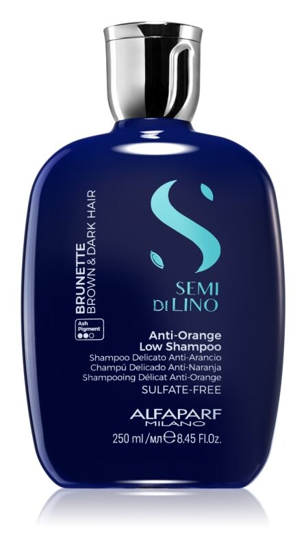 

Оттеночный шампунь шампунь нейтрализующий рыжие оттенки Alfaparf Milano Semi di Lino Brunette