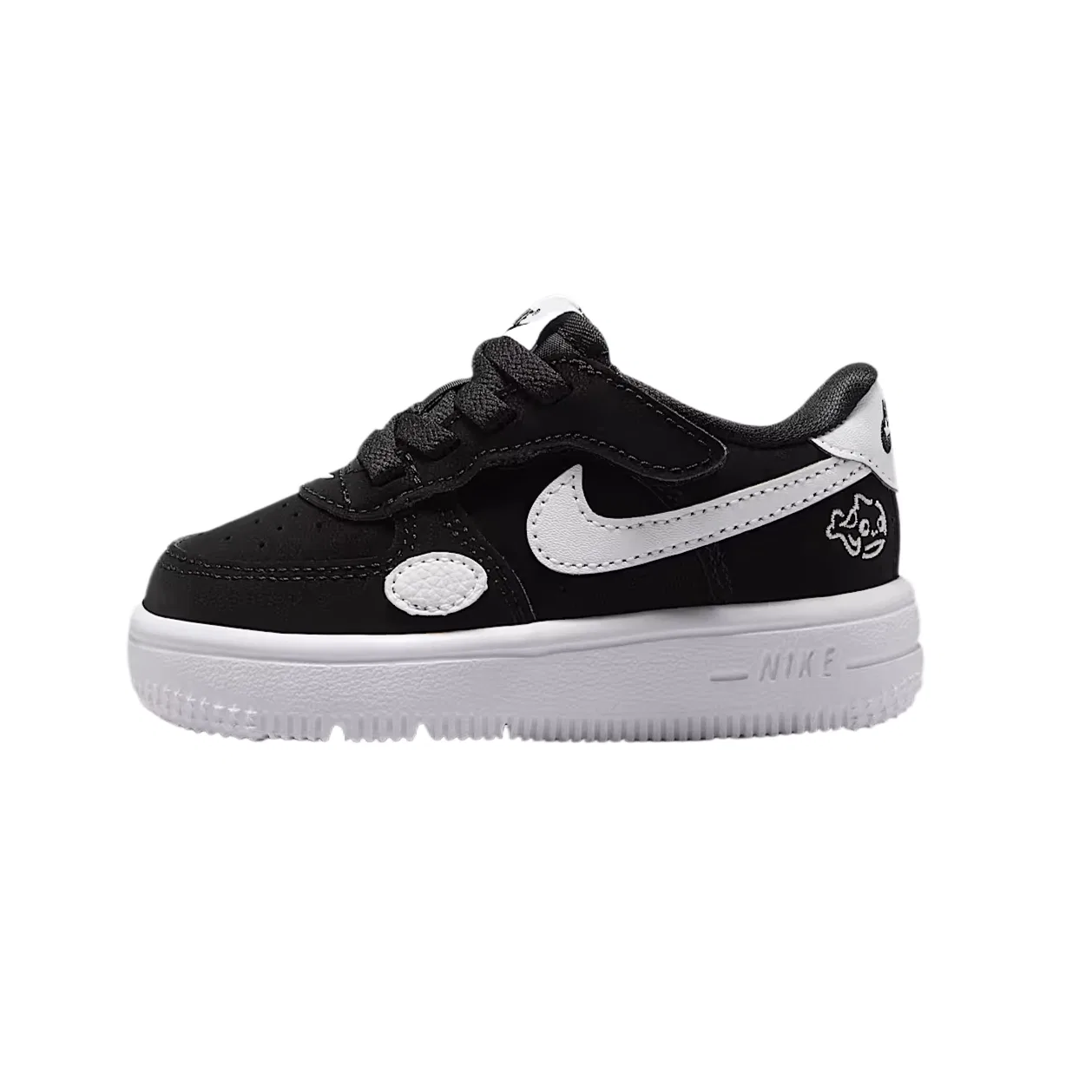 Кроссовки Nike Air Force 1 для малышей, Black/White