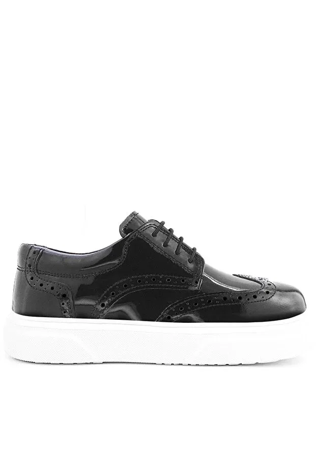 Детские классические туфли для мальчиков из натуральной кожи Classic Shoes Rakerplus, Black — фото 3
