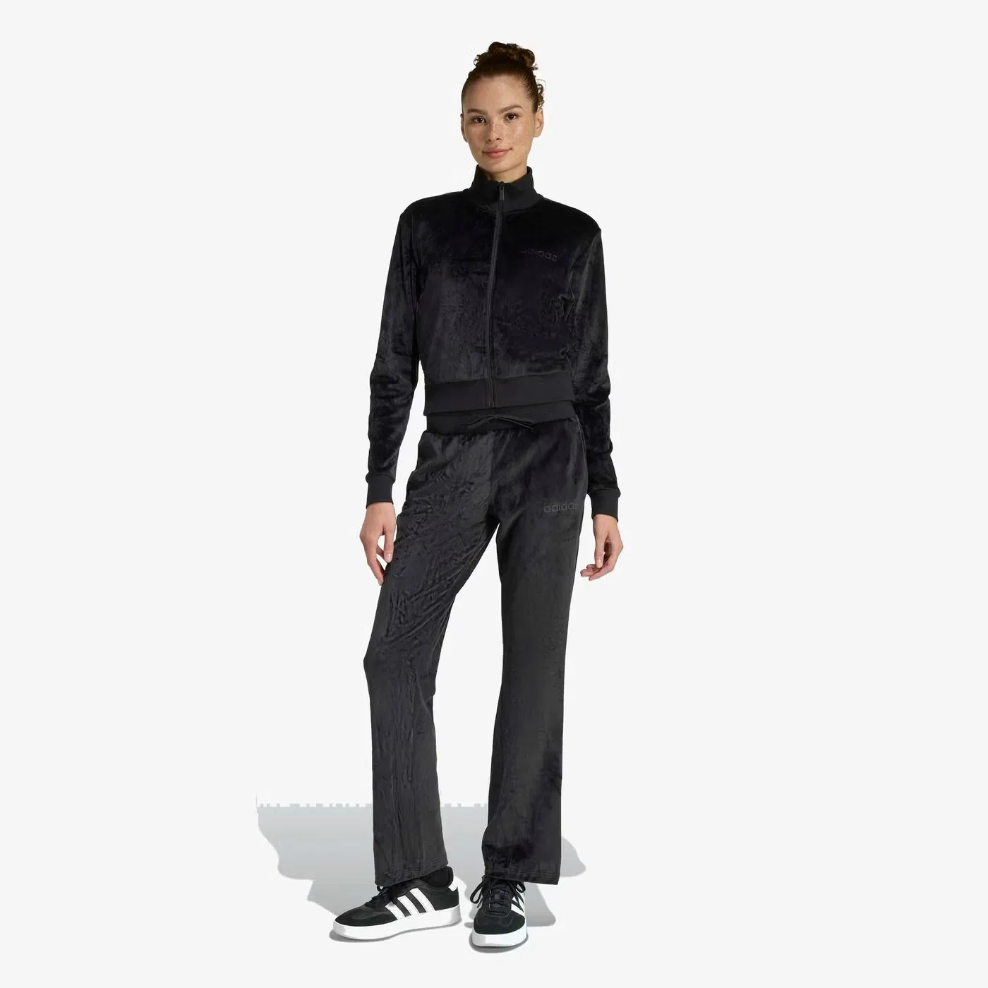 Костюм велюровый Glam Adidas, черный — фото 4