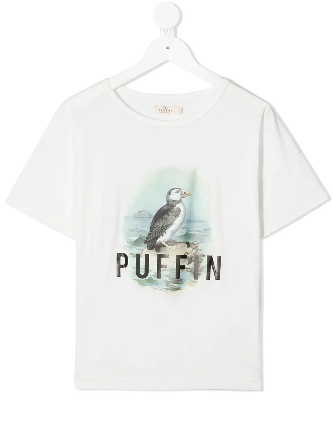 Футболка с принтом Puffin Andorine, белый