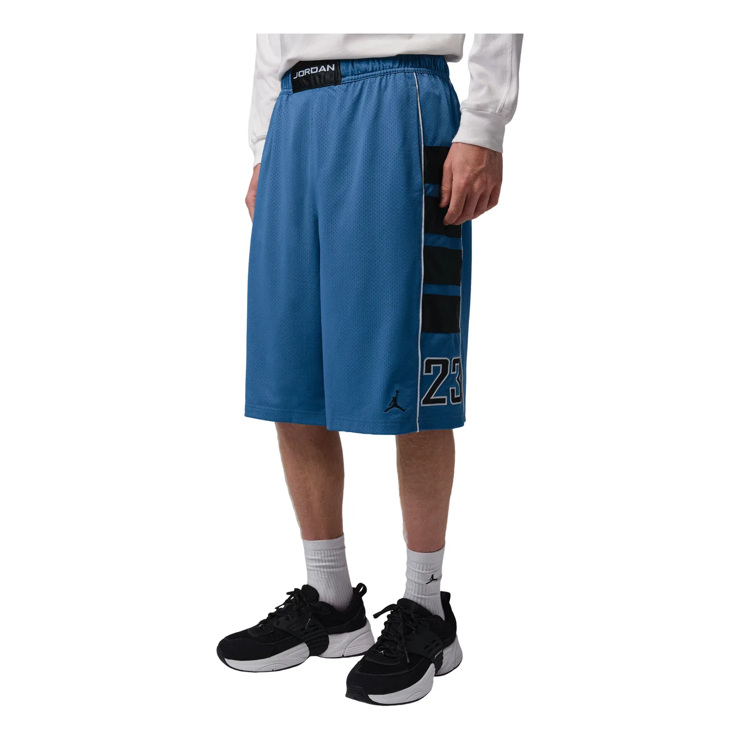 Мужские шорты Brooklyn Cat Scratch Shorts 'True Blue Black' Jordan, True Blue/Black