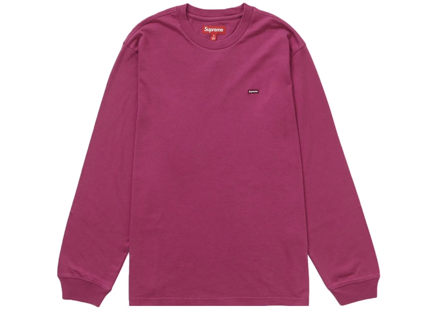Мужская футболка с длинным рукавом Supreme Small Box L/S Tee, Bright Purple
