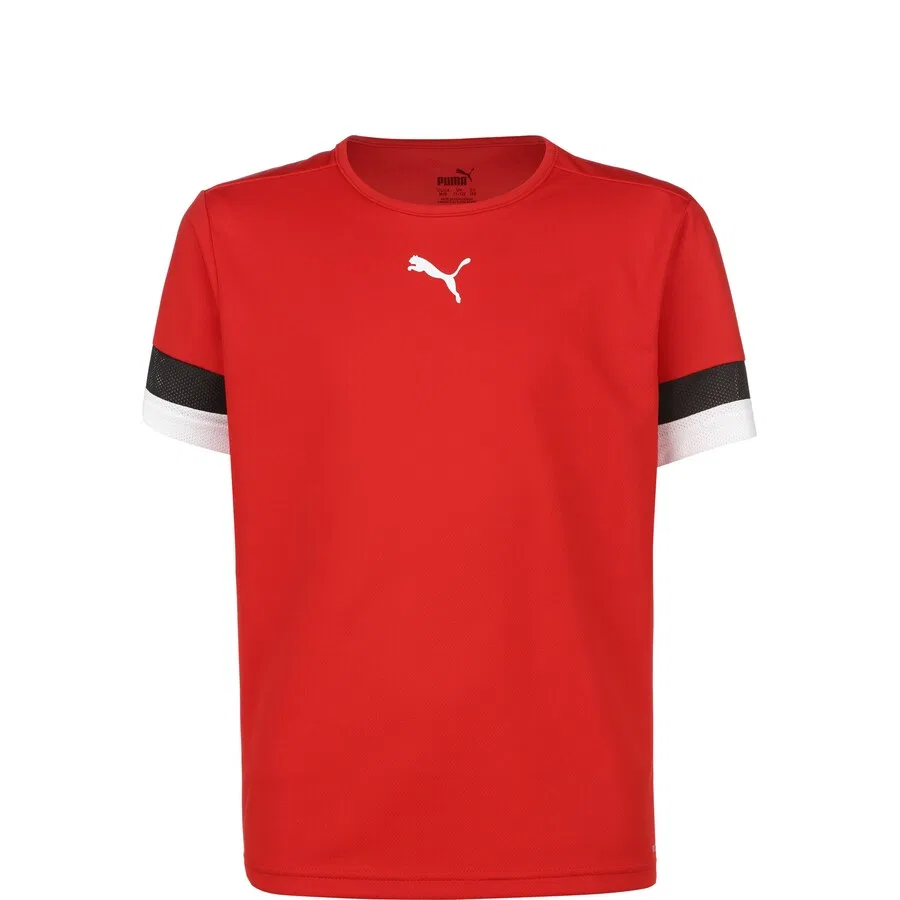 Спортивная футболка PUMA Performance Shirt 'TeamRise' красного цвета