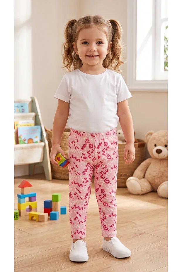 Детские леггинсы для девочек с принтом Fuar Baby, Patterned