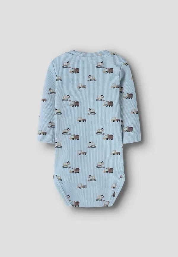 Комбинезон с принтом Romper printed body Name It, Ashley Blue, синий — фото 2