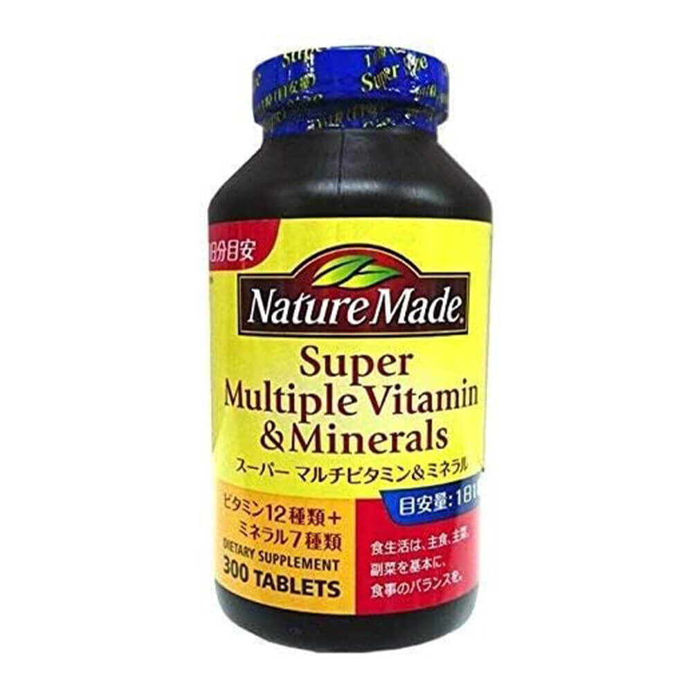

Мультивитаминный комплекс Nature Made Super Multivitamin & Mineral, 300 таблеток