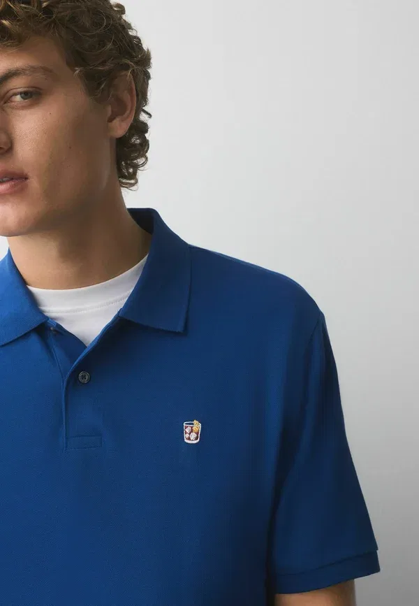 Поло с дышащей тканью Pique poloshirt Next Blue, синий — фото 4