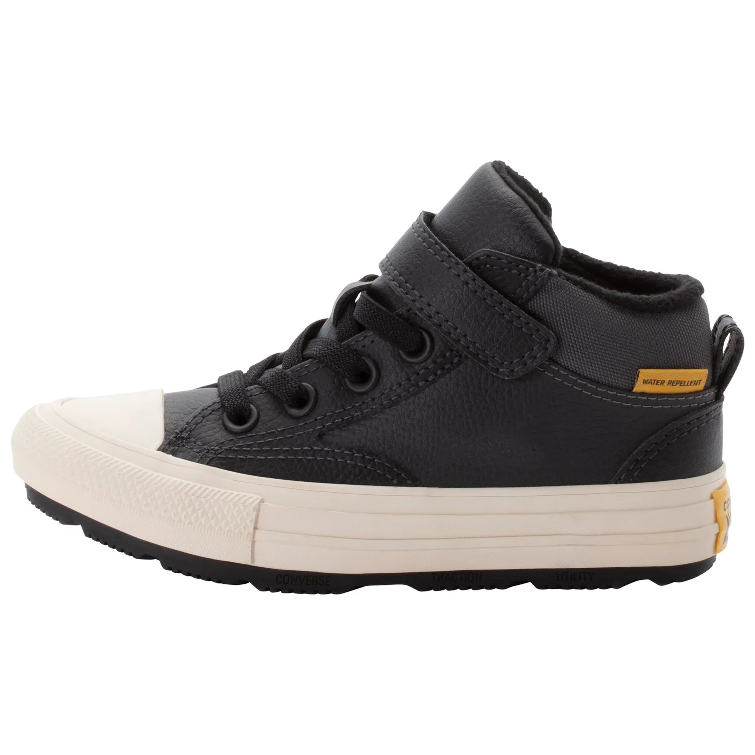 Детские кроссовки на липучках Converse, Dark Matter/Total Eclipse — фото 3