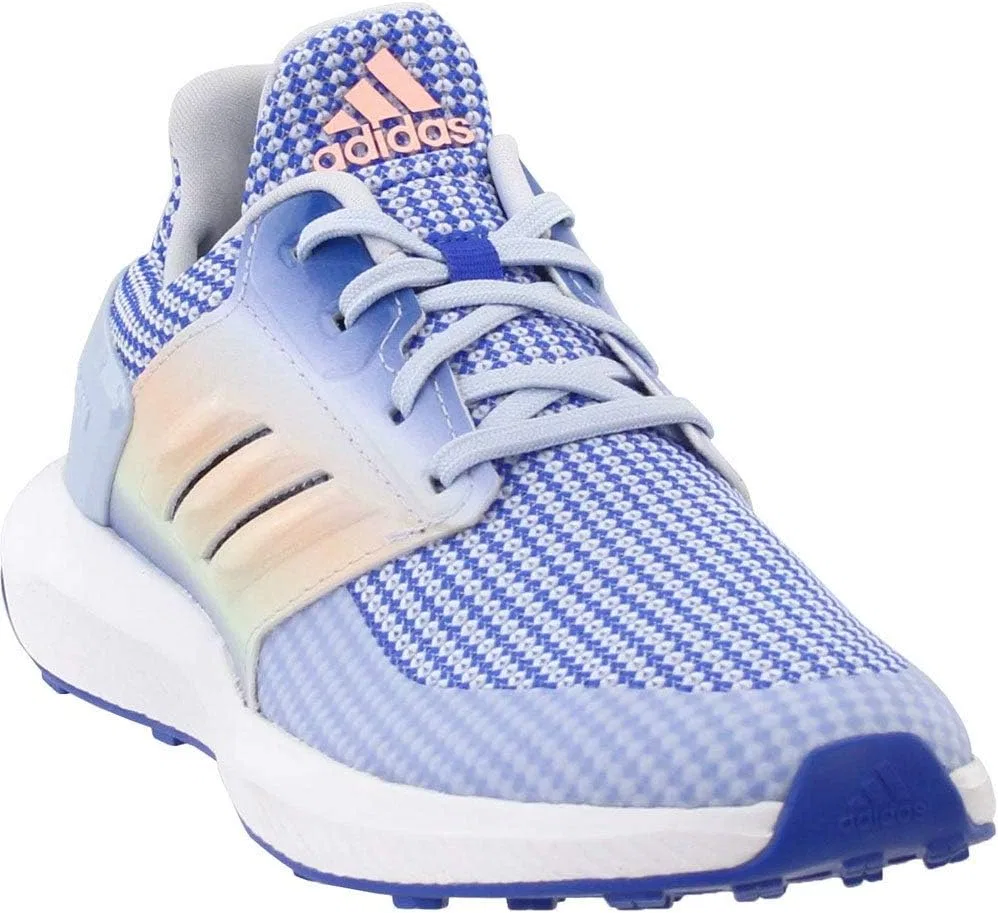 Детские кроссовки для мальчиков RapidaRun Knit adidas, Hi-Res Blue/Aero Blue/Aero Green — фото 2