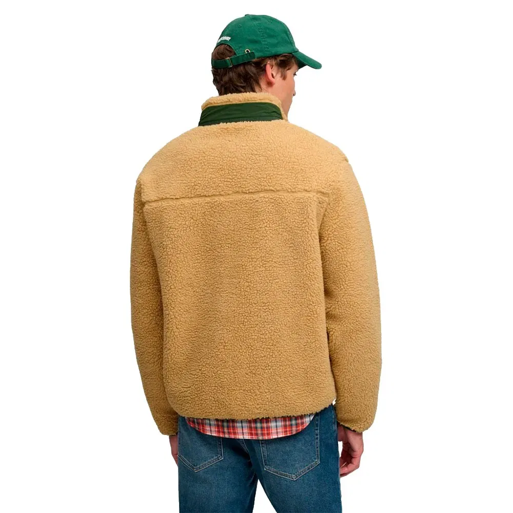 Мужской свитшот с флисом Mountain Fleece Superdry, Beige — фото 2