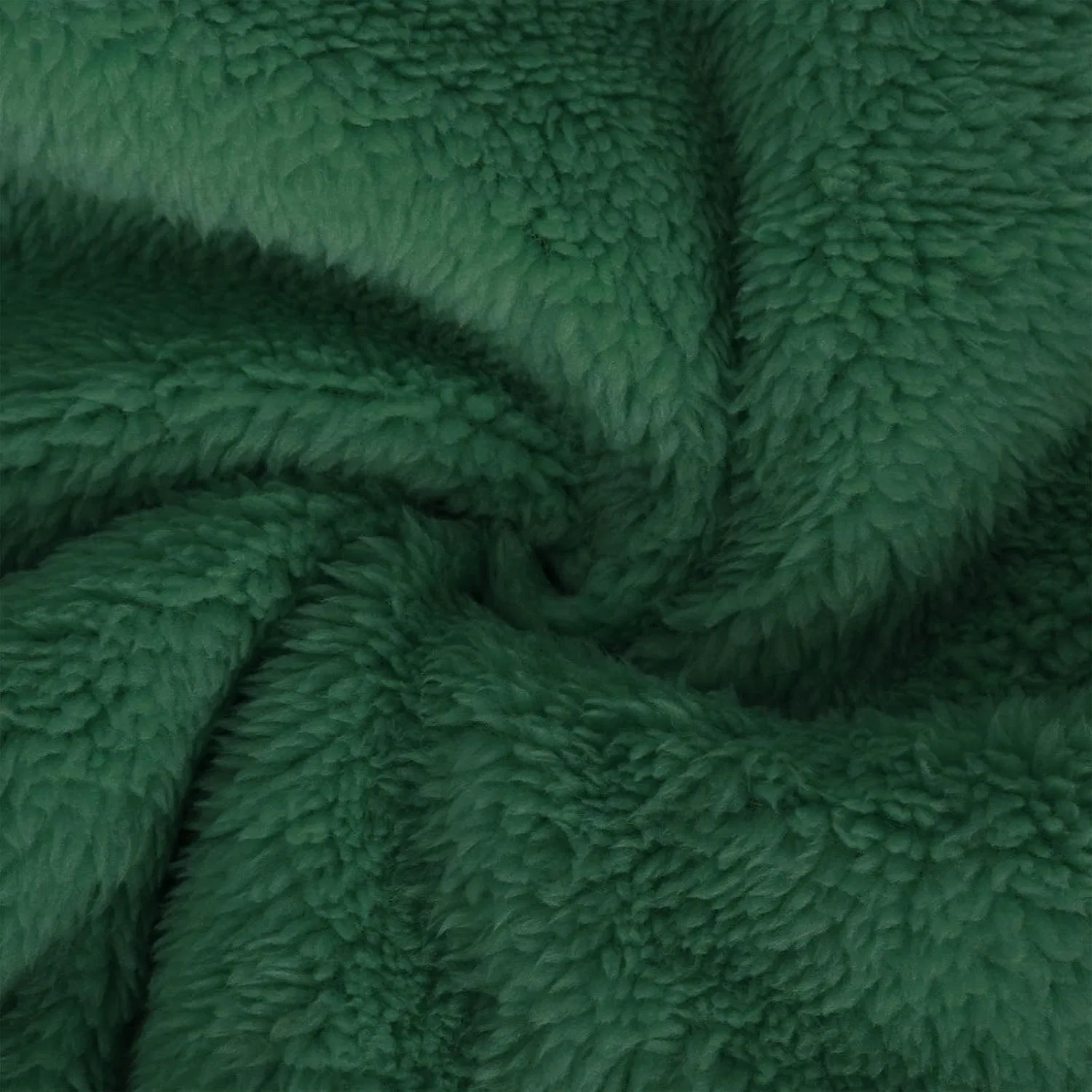 Женское худи-платье из флиса оверсайз с капюшоном, Green — фото 3