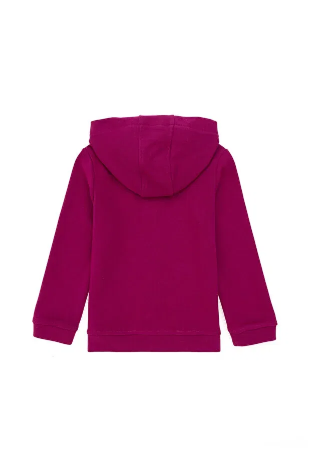 Детское худи для девочек с капюшоном U.S. Polo Assn., Fuchsia — фото 2