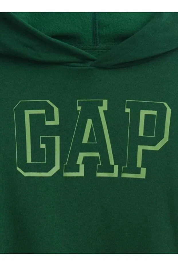 Детское худи для мальчиков с принтом Gap Kids, Green — фото 2