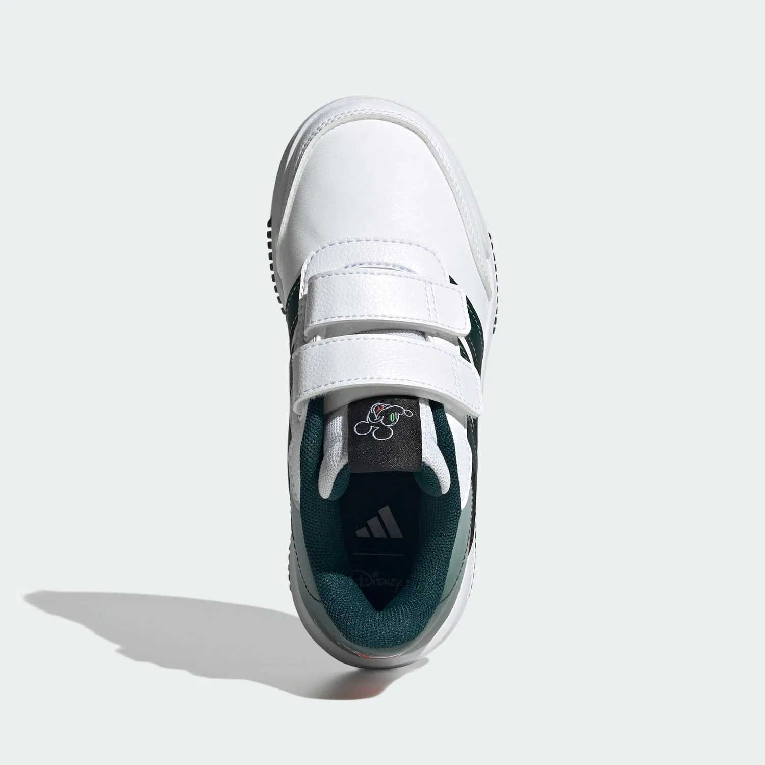 Детские кроссовки с принтом Mickey Mouse Tensaur Adidas, Weiss Khakigrun Mango — фото 2
