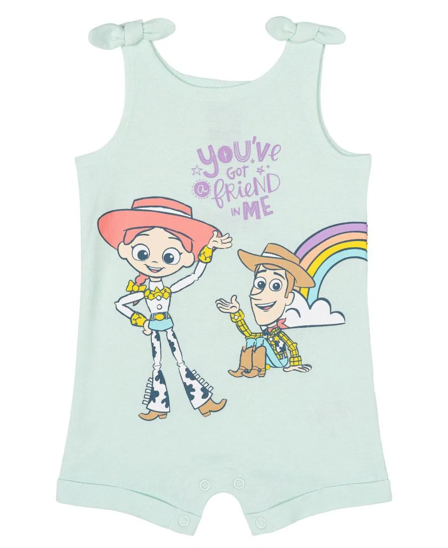 Комплект боди-комбинезон без рукавов и повязка на голову Toy Story Disney, Mint — фото 3