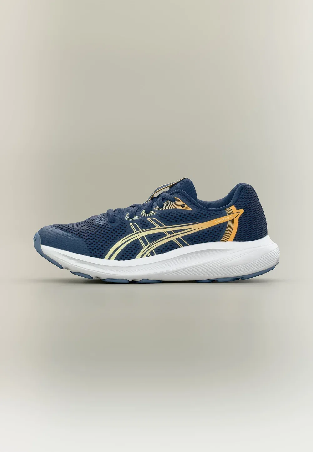 Condens 10 - унисекс кроссовки для бега по улицам Asics, Independence Blue/Orange Glow