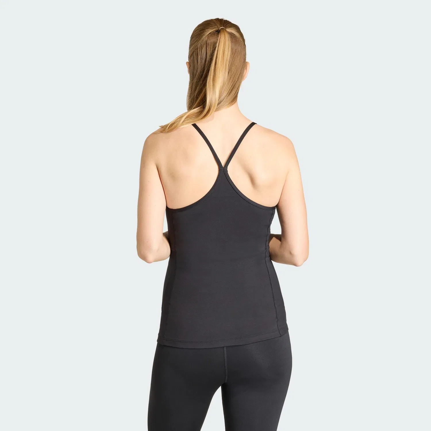 Женский топ для беременных с принтом Workout Tanktop Umstandsmode Adidas, Schwarz — фото 3