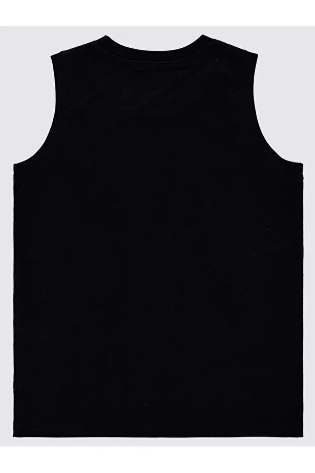 Детская футболка для мальчиков с принтом Colors Printed Civil Boys, Black — фото 2