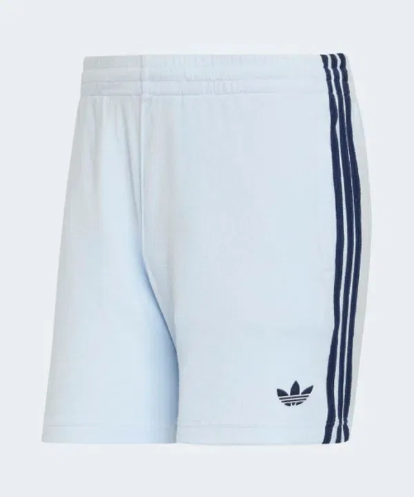 Шорты укороченные Terry Shorts Adidas, Кристал Скай