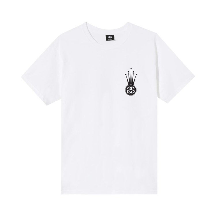 

Футболка Stussy Crown Link Tee 'White', белый