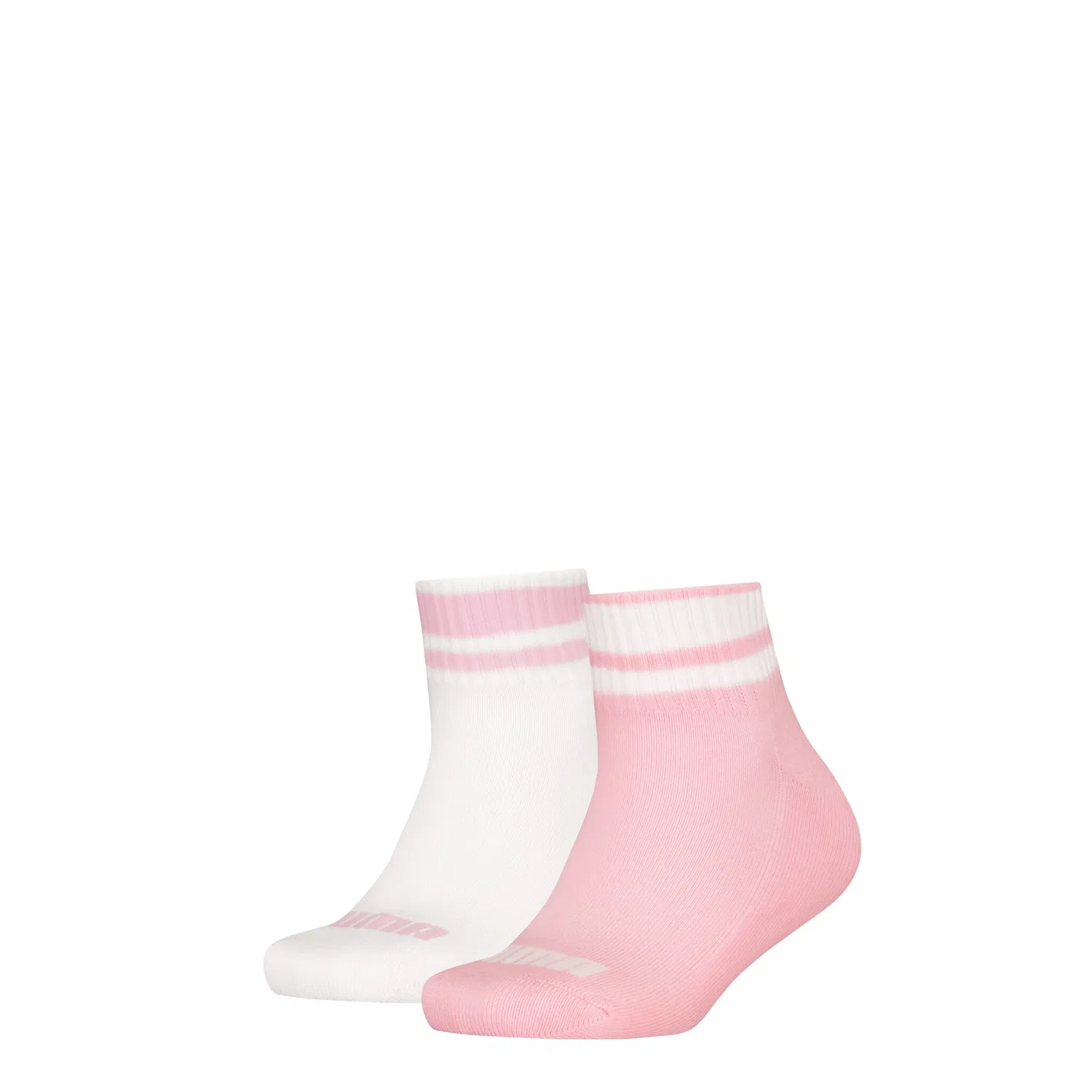 Детские спортивные носки с амортизацией Puma, Pink/White