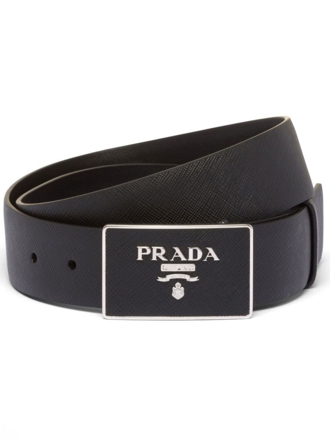 

Prada ремень из сафьяновой кожи, черный