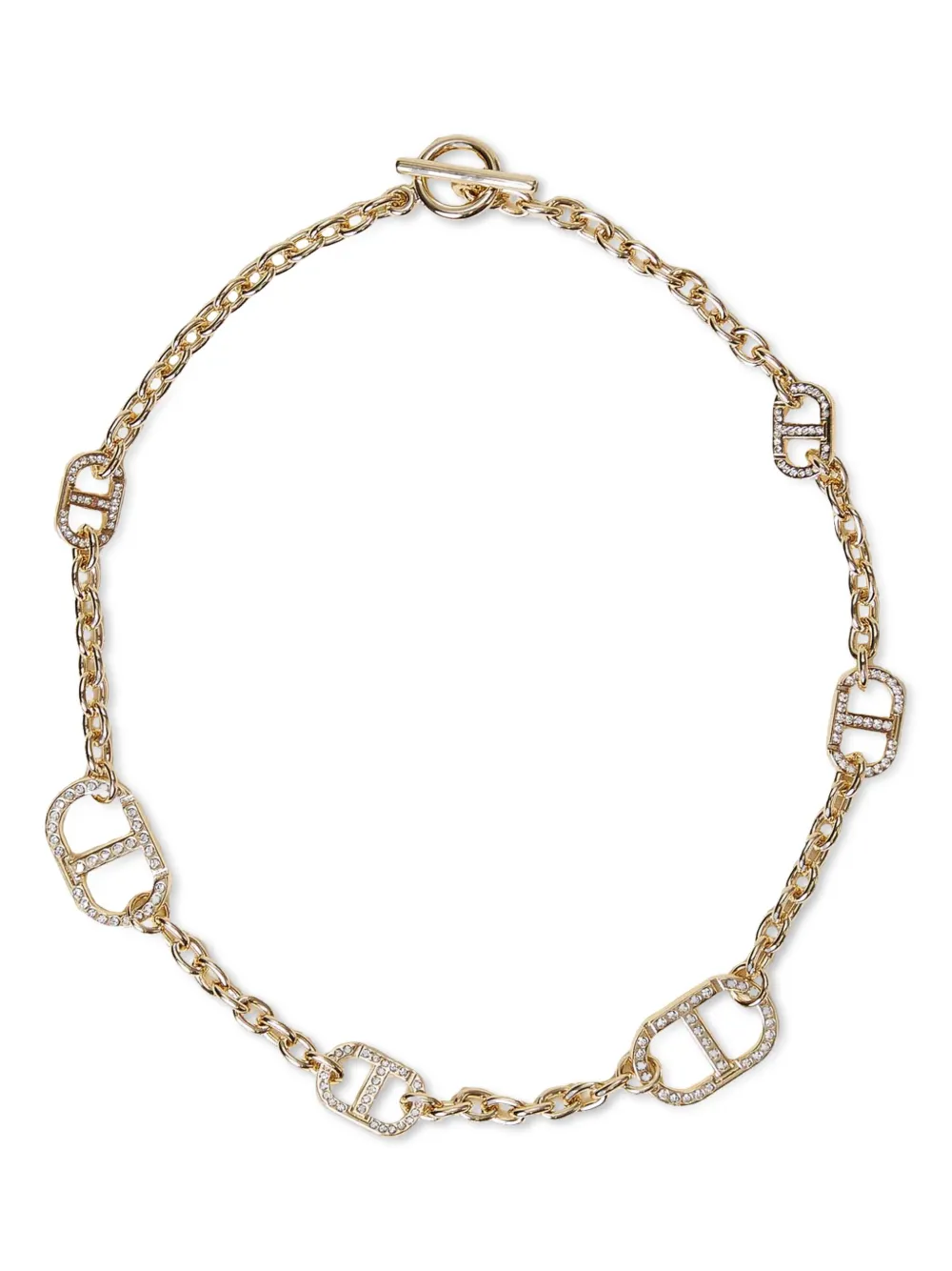 

Колье Oval T TWINSET, золотой