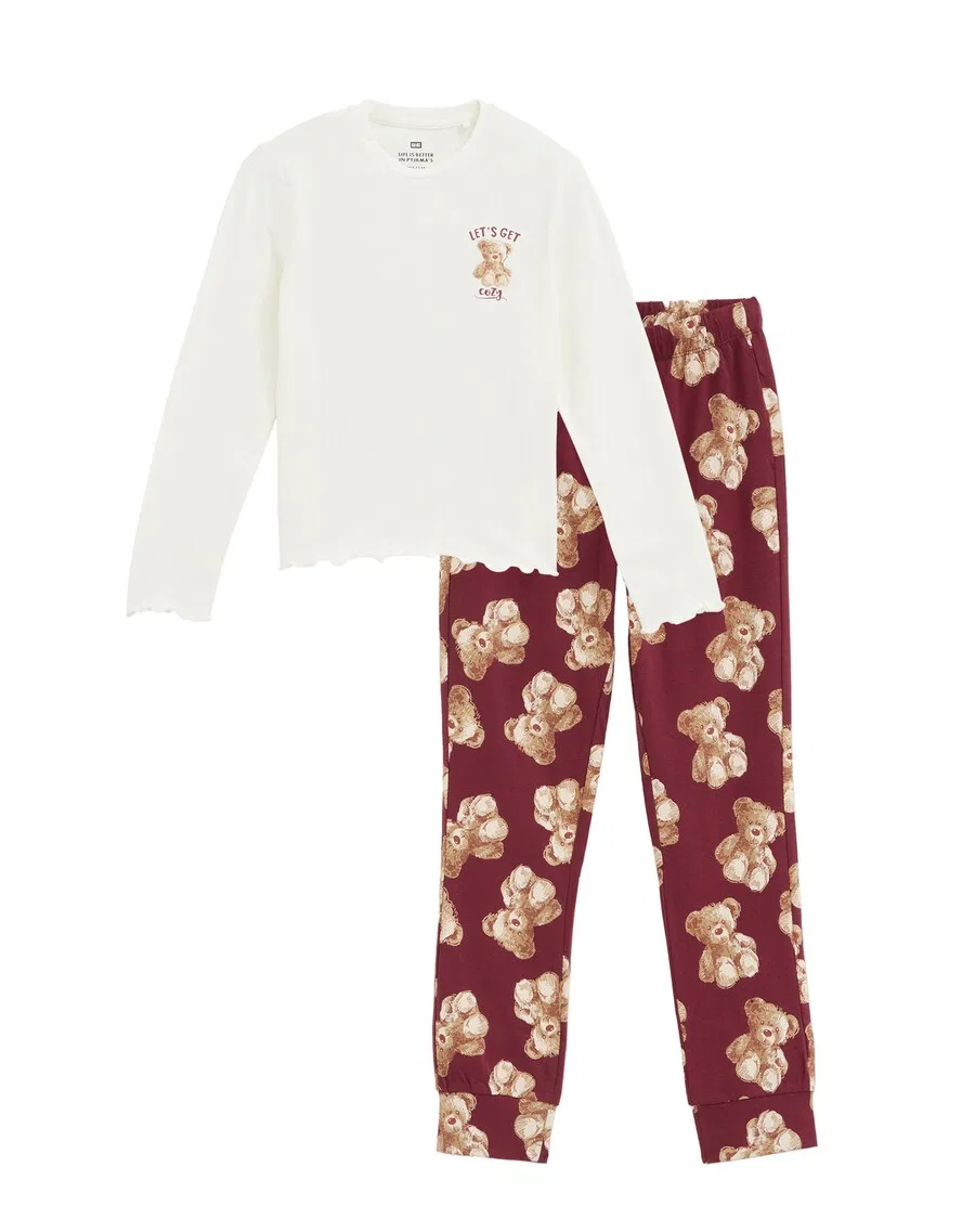 Пижама WE Fashion белого цвета