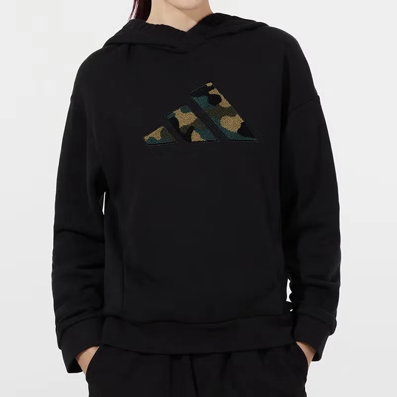 Свитшот с длинным рукавом Str W Adidas, черный — фото 2