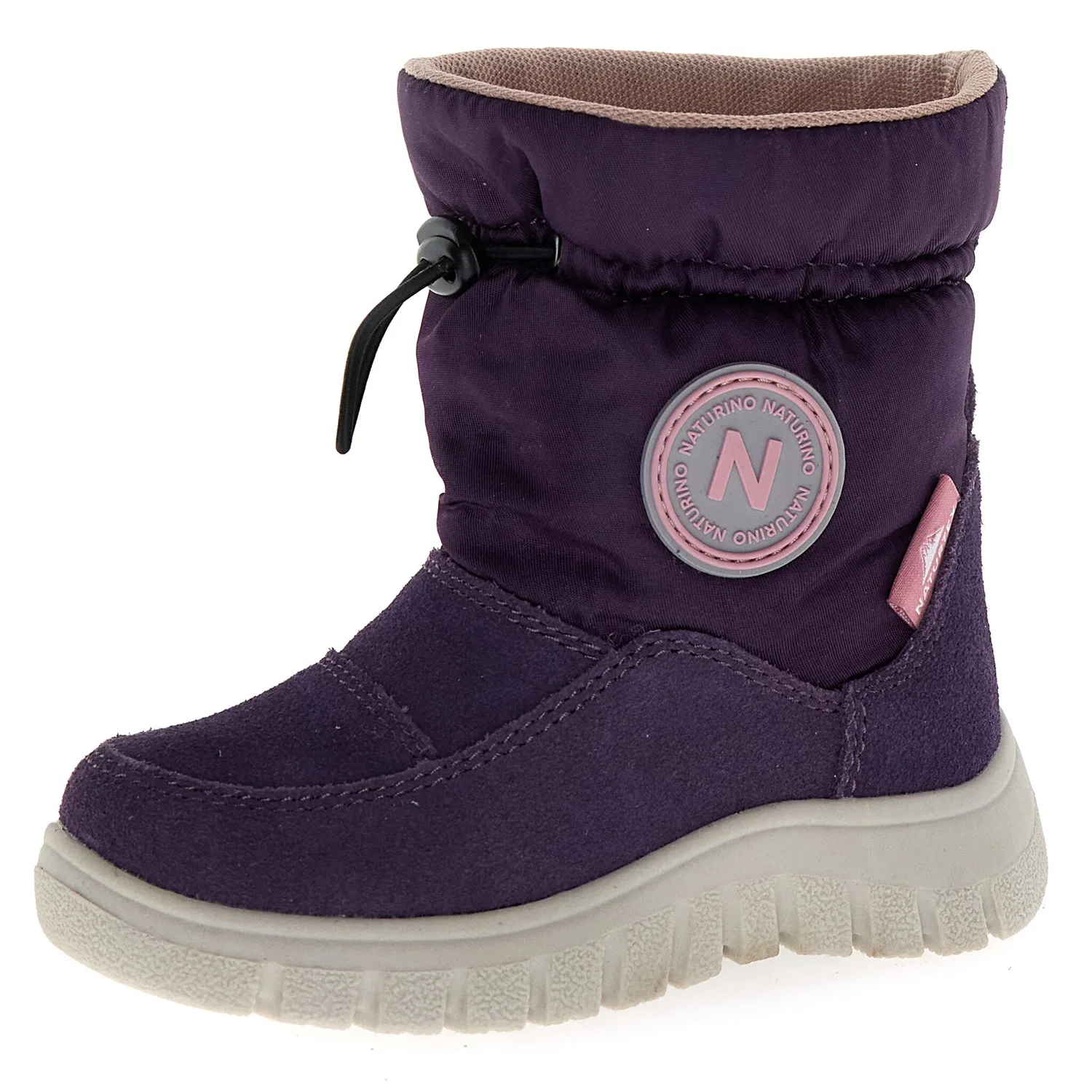 Детские зимние сапоги снегозащитные Varna 2 WP Naturino, Violet
