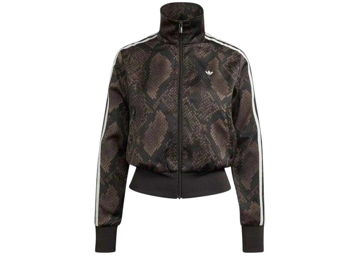 Женская куртка с принтом змеиной кожи Firebird Adidas, цвет Earth Strata/Aurora Coffee