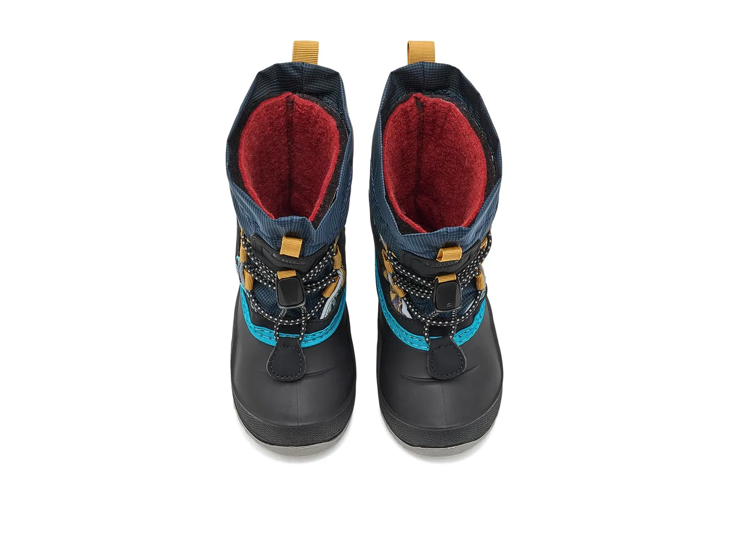 Ботинки Snowfallp3 (для малышей, маленьких и больших детей) Kamik Kids, Navy/Yellow — фото 3