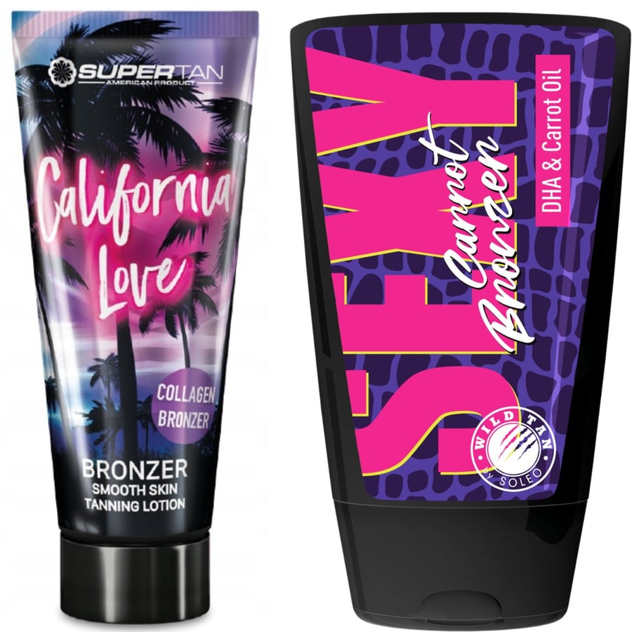 

Supertan California Love + Wild Tan Sexy Carrot