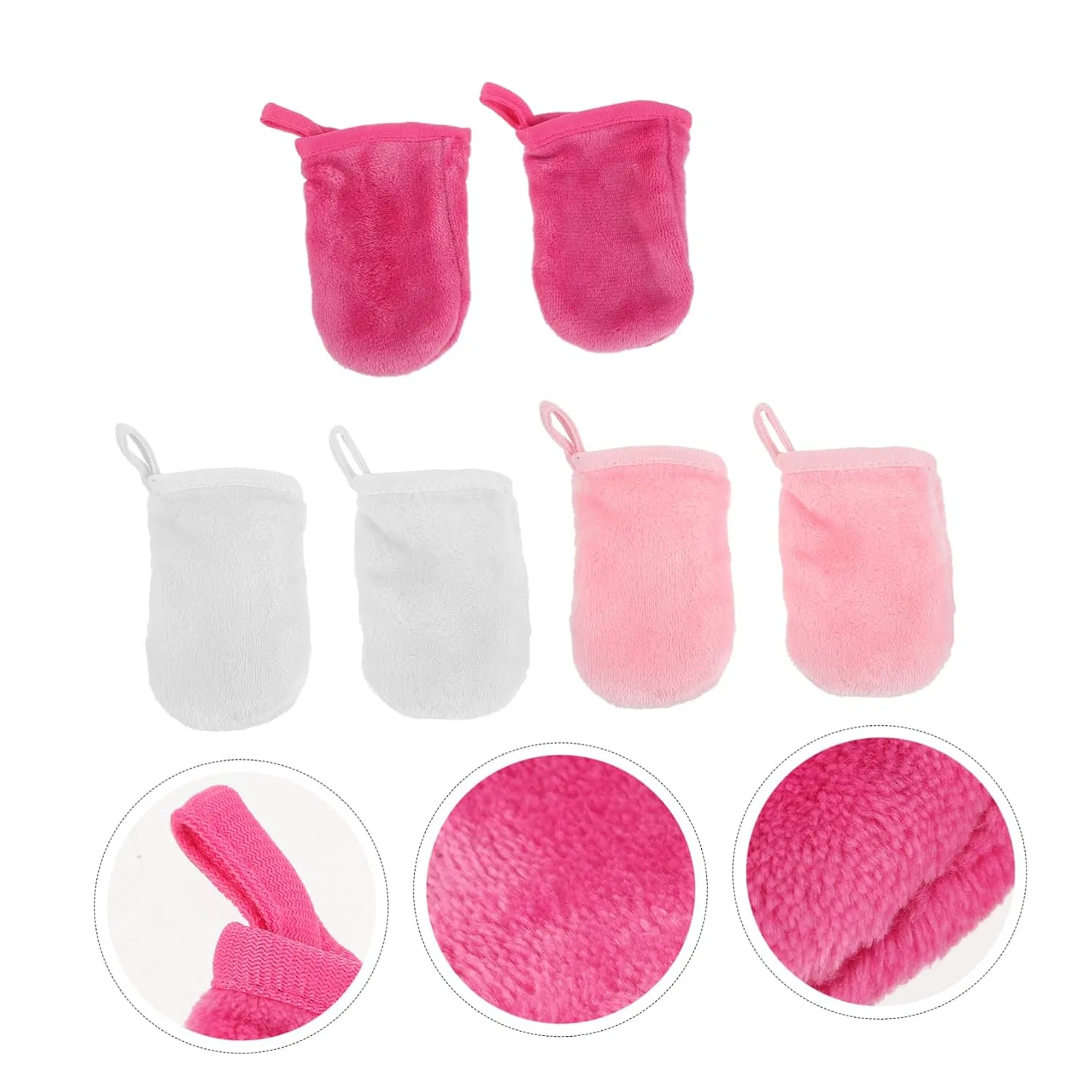 Салфетки для снятия макияжа Angoily, 18 шт, белые — фото 3