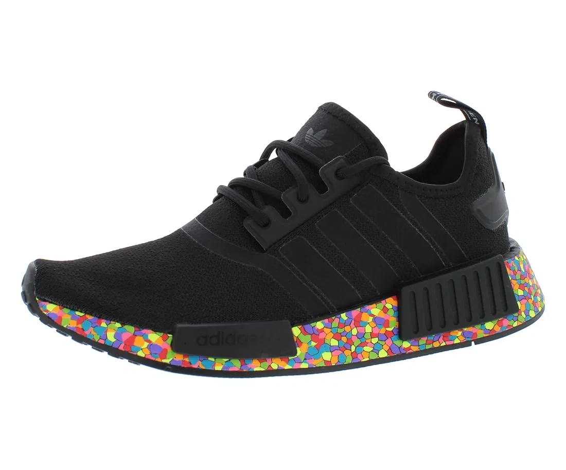 Детские кроссовки без застежки Nmd_r1 Adidas, Black Multicolor